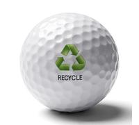 Recycle Symbol Earth Day Funny Printed Golf Ball Personalized Practice Balls Cool Accessories Gifts for Golfers Dads Men Women