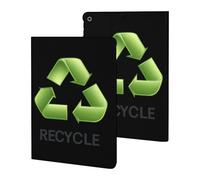 Recycle Symbol Earth Day Funny Tablet Cases Multi-Viewing Angels Trifold Stand Case Compatible with iPad Series