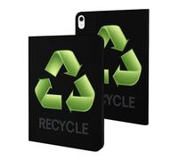 Recycle Symbol Earth Day Funny Tablet Cases Multi-Viewing Angels Trifold Stand Case Compatible with iPad Series