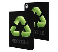 Recycle Symbol Earth Day Funny Tablet Cases Multi-Viewing Angels Trifold Stand Case Compatible with iPad Series