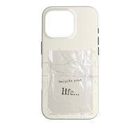 Recycle your Life - Original Urban Style Design Case for iPhone 16 Pro