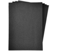 Recycled A3 Black Sugar Paper 50 Sheets, Great Arts and Crafts for Drawing, Painting & Scrapbooking Supplies. 42 x 29.7cm Sheet Size