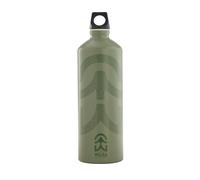 Recycled aluminium water bottle Wilsa Outdoor Vert 1 L