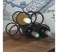 Recycled Bike Bicycle Chain Parts Wine Bottle Rack/Holder Handmade Upcycled