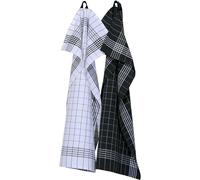 Recycled by Wille - Astrid Kitchen Towel 2-pack 50x70 cm, Grey/White - Grey
