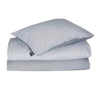 Recycled by Wille - Elias Pillowcase 50x60 cm, Light Grey / Black - Black