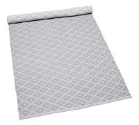 Recycled by Wille - Ella Ribbed Rug Grey / White, 70x250 cm - Grey