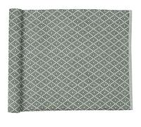 Recycled by Wille - Ella Table Runner 33x120 cm, Olive Green - Beige