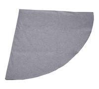 Recycled by Wille - Hedvig Table Cloth Treated 160 cm Round Chambray, Grey / White - Grey