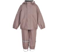 Recycled children's rain set Mikk-Line PU Susp Pink 8 years