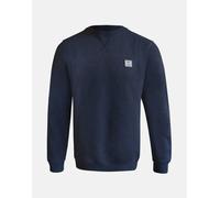 Recycled Cotton Blend Round Neck Sweater Masson & Green Navy M