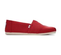 TOMS Alpargata 100% Cotton Men's Red Espadrilles - UK 8