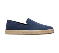 Recycled cotton espadrilles Toms Santiago Bleu 46