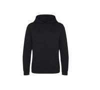 Recycled cotton hoodie sweatshirt Ecologie Lusaka Noir XS