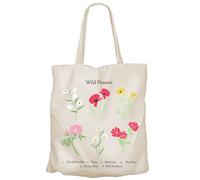 Recycled Cotton Tote Bag - Wild Flowers