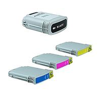 Recycled for HP OfficeJet Pro K 8600 Series Ink Cartridges Set Black, Cyan, Magenta, Yellow - Nr.88 XL / C9396AE & CE9391AE - CE9393AE - Inhalt: 7 x 72 ml & 15 x 29 ml