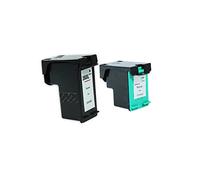 Recycled for HP PhotoSmart C 4475 Ink Cartridges Set Black, Cyan, Magenta, Yellow - Nr.350 & Nr.351 XXL / SD412EE - Inhalt: 32 & 21 ml