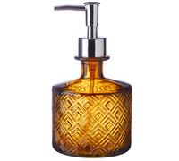 Recycled Glass Soap Dispenser - Amber