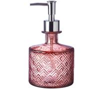 Recycled Glass Soap Dispenser - Pink