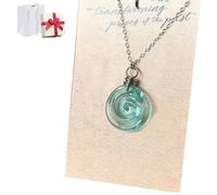 Recycled Glass Spiral Earrings,Handmade Upcycled Jar Dangles,Fashion Twisted Hammered Jewelry Set for Women,Mom,Sister Gifts