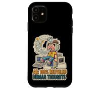 Recycled Human Thoughts AI satire technology coding LML mode Case for iPhone 11