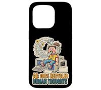 Recycled Human Thoughts AI satire technology coding LML mode Case for iPhone 15 Pro