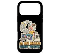 Recycled Human Thoughts AI satire technology coding LML mode Case for iPhone 17 Pro Max
