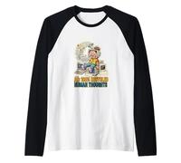 Recycled Human Thoughts AI Satire Technology Coding LML Mode Raglan Baseball Tee