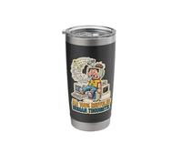 Recycled Human Thoughts AI Satire Technology Coding LML Mode Stainless Steel Insulated Tumbler