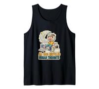 Recycled Human Thoughts AI Satire Technology Coding LML Mode Tank Top