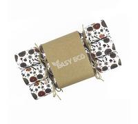 Recycled Paper Eco-Friendly Christmas Crackers Plastic Free - Mulled Wine Winter Foliage Christmas Table Decorations - Wildflower Seeds Xmas