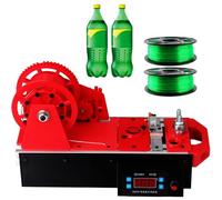 Recycled PET Bottle Recycler, 3D Printed Extruder Machine, Convert Plastic Waste into Filament for Eco-Friendly Projects, Sustainable Desktop Solution
