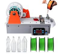 Recycled PET Bottle Recycler, 3D Printing Filament Making Machine, 1.75mm Filament Extruder with Digital Control, Adjustable Temperature Up to 300℃ A