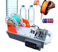Recycled PET Filament Extruder - Waste Plastic Bottle to 3D Filament Maker, Digital Display, Adjustable Temperature and Speed for Eco-Friendly Projects