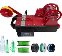 Recycled PET Filament for 3D Printing - Made from Plastic Bottles, Digital Temperature Control (Up to 300°C), 500g-1000g/h Production Speed