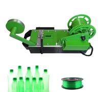 Recycled PET Filament Maker Machine, Temperature & Speed Adjustable, Plastic Bottle Recycler for DIY Makers, Small Studios, Families