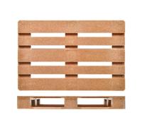 Recycled Plastic Pallet 20X30X4 Cm Brown H&H