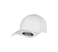 Recycled Polyester Baseball Cap Flexfit Blanc S/M