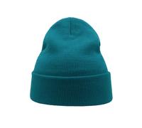 Recycled polyester beanie Atlantis Headwear Wind S Turquoise TU