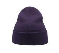 Recycled polyester beanie Atlantis Headwear Wind S Violet TU