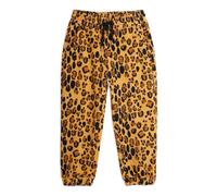 Mini Rodini Girls Leopard Joggers in Brown - Brown - 3 - 5 Yrs