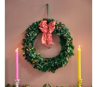 Recycled Sari Green Wreath - Large