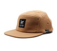 Recycled Sheepskin 5 Panel Cap - Classic Jockey Cap - One Size, beige, One Size