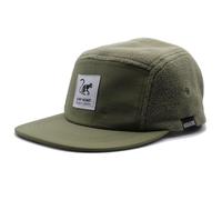 Recycled Sheepskin 5 Panel Cap - Classic Jockey Cap - One Size, green, One Size