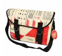 Recycled shoulder bag Rex London Jaune 35x11x25,5 cm