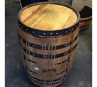 Recycled Solid Oak Double Door Drinks Cabinet | Wine Rack Whisky