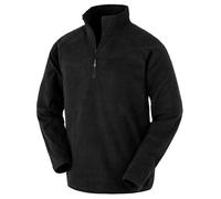 Recycled Unisex Adult MicroFleece Top 1/4 Zip Fleece Jacket Men Women Coat