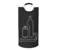 Recycling Bottle Storage Bag - Oxford Fabric Container, Large Capacity Waste Organizer Basket, Foldable Utility Storage Holder | Heavy Duty Reusable Collection for Kitchen Garage Office Camping