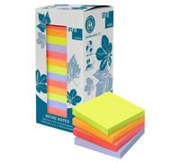 Recycling Sticky Note Tower, 16 x 100 Sheets, 75 x 75 mm, in Bright Recycled Col