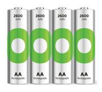 Recyko 4-Pack Battery Rechargeable AA Mignon 2600 mAh NiMH 1.2 V